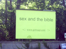sex and the bible Plakat